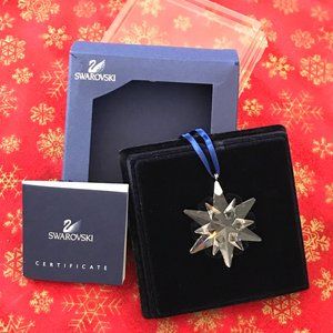 Swarovski Little Star Clear Crystal Ornament In Box